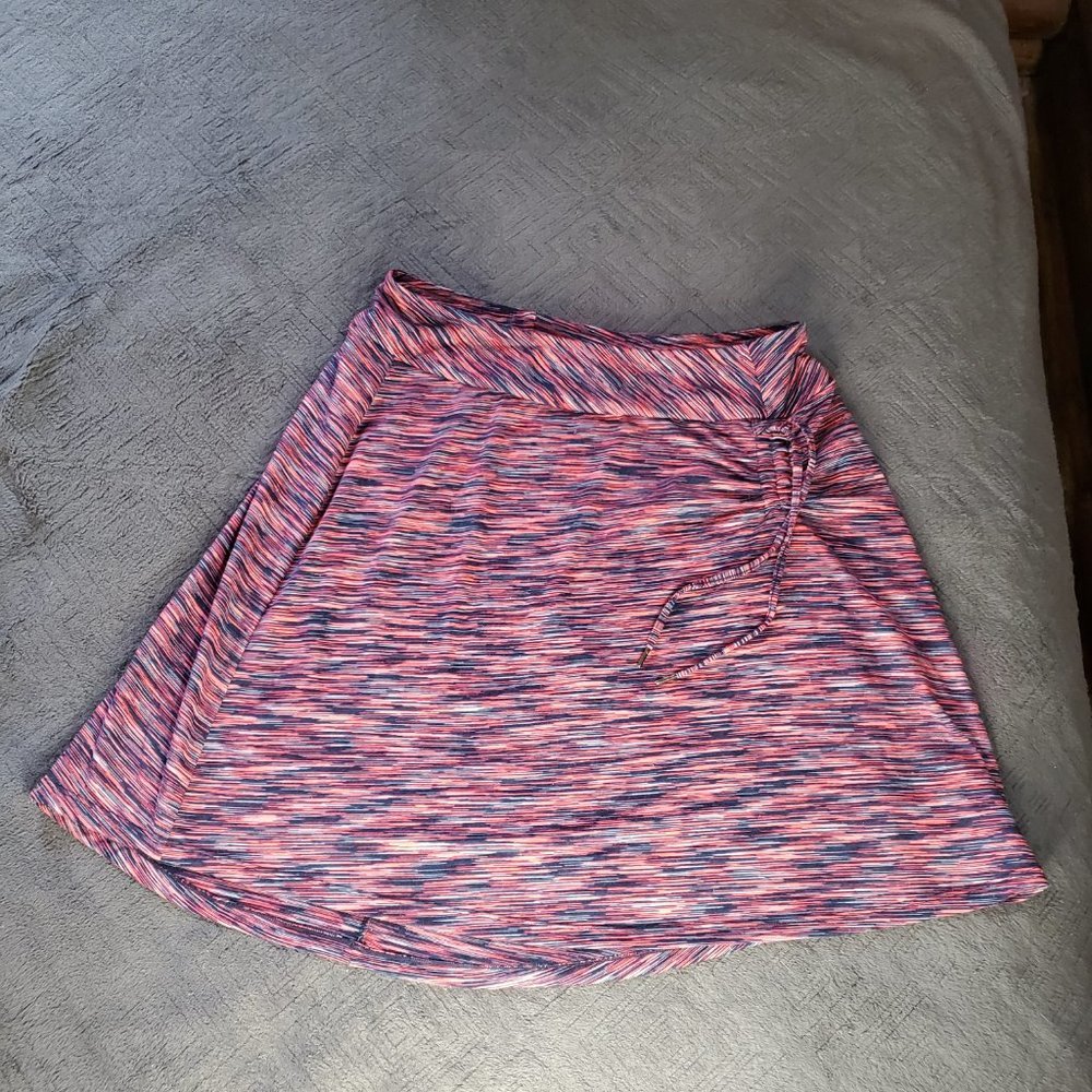 Freedom Trail by Kyodan Pink, Blue and Purple A-line Mini Skirt in Medium